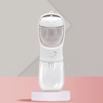 Portable Dog & Cat Water Bottle with Food Storage