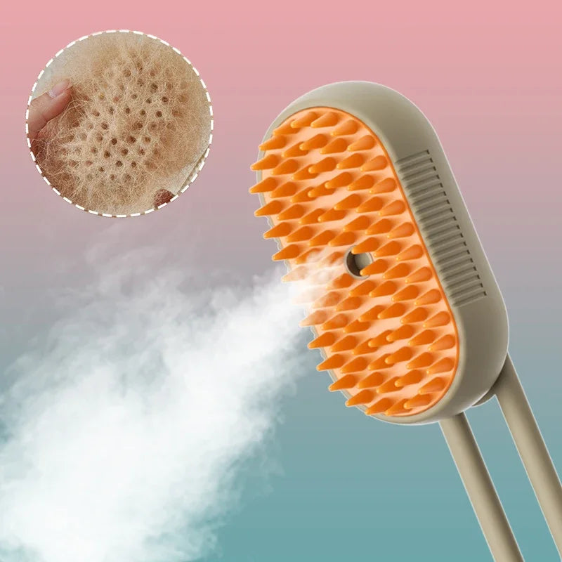 3-in-1 Pet Steam Brush Grooming