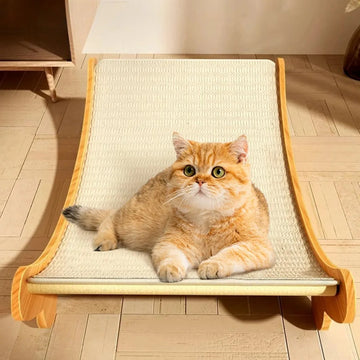 Wooden Cat Scratching Pad Bed